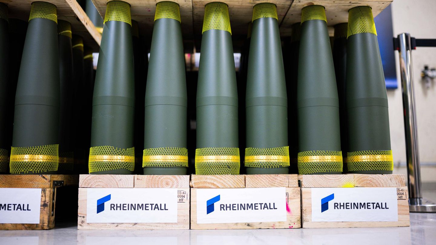 Munition aus der Rheinmetall-Produktion
