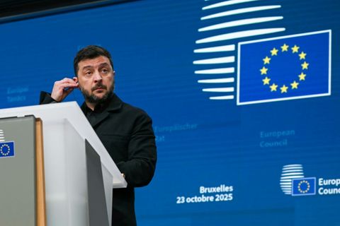 Selenskyj Ende Oktober in Brüssel