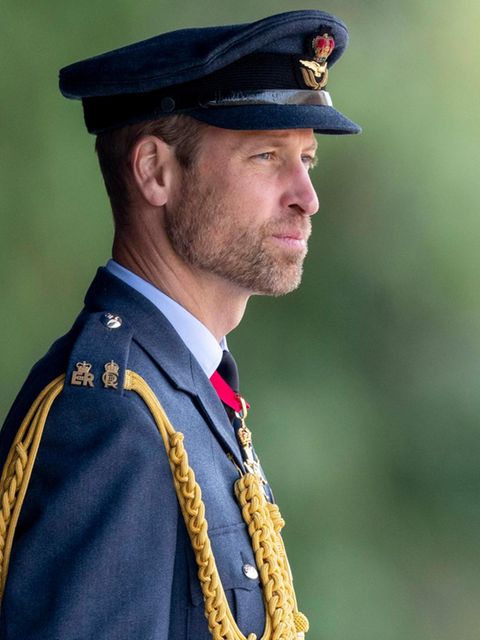 Bei der "Sovereign’s Parade" der Royal Air Force 2024 vertrat Prinz William bereits seinen Vater, König Charles III.