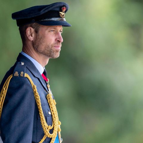 Bei der "Sovereign’s Parade" der Royal Air Force 2024 vertrat Prinz William bereits seinen Vater, König Charles III.