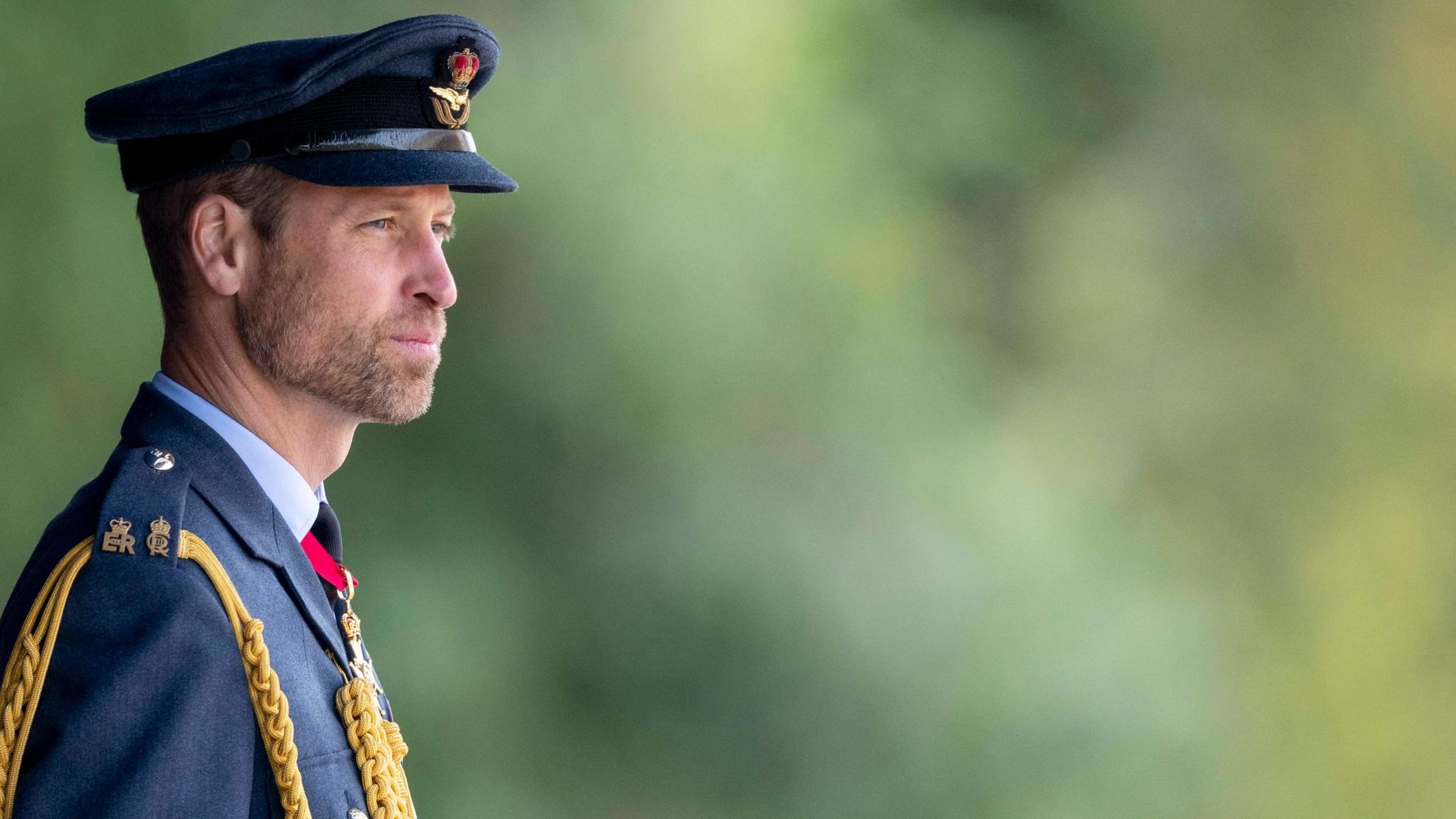 Bei der "Sovereign’s Parade" der Royal Air Force 2024 vertrat Prinz William bereits seinen Vater, König Charles III.