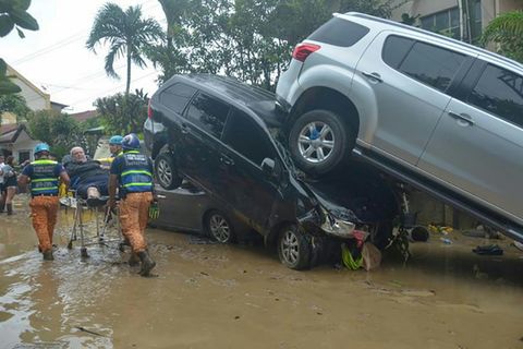 Zerstörung durch "Kalmaegi"in Cebu City