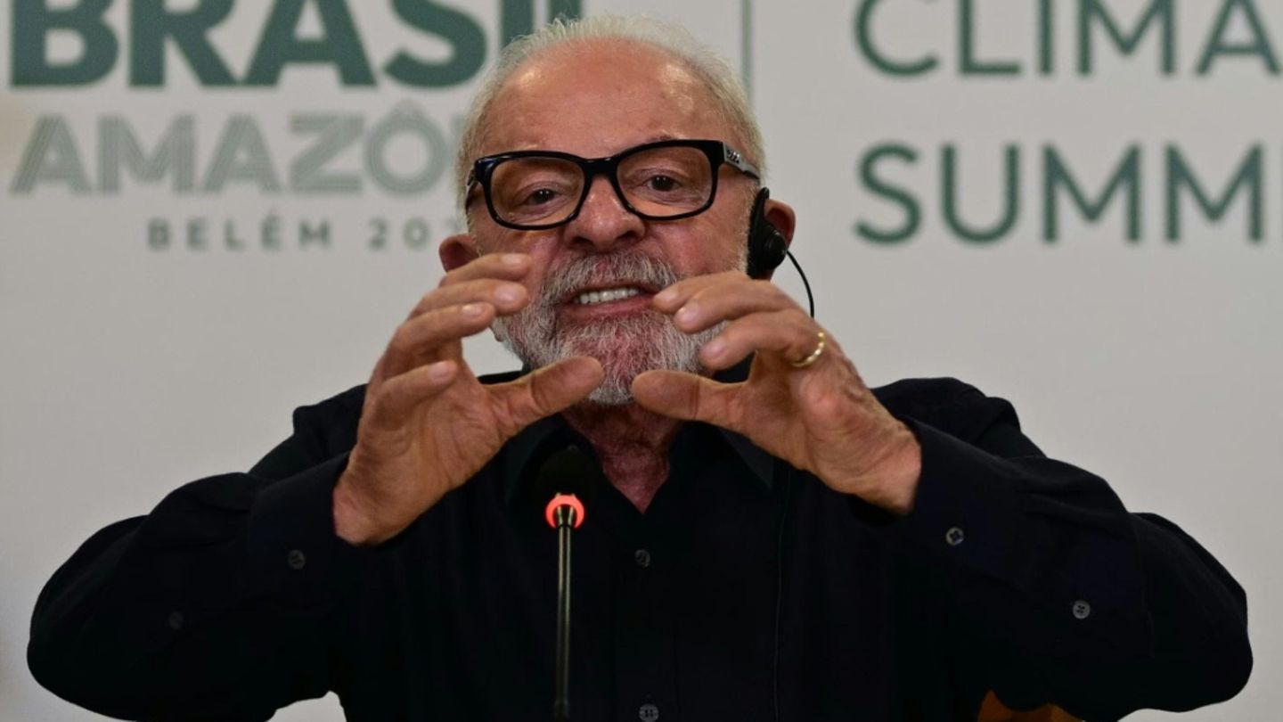 Lula bei dem Interview in Belém