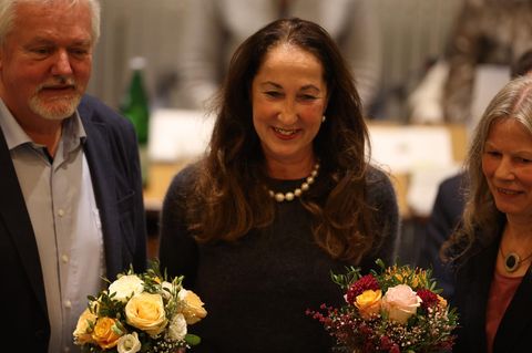 Iris Stalzer bei ihrer Amtseinführung