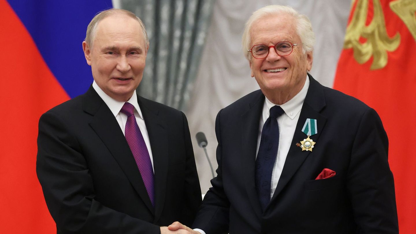 Deutscher Pianist: Wladimir Putin verleiht Freundschaftsorden an Justus Frantz