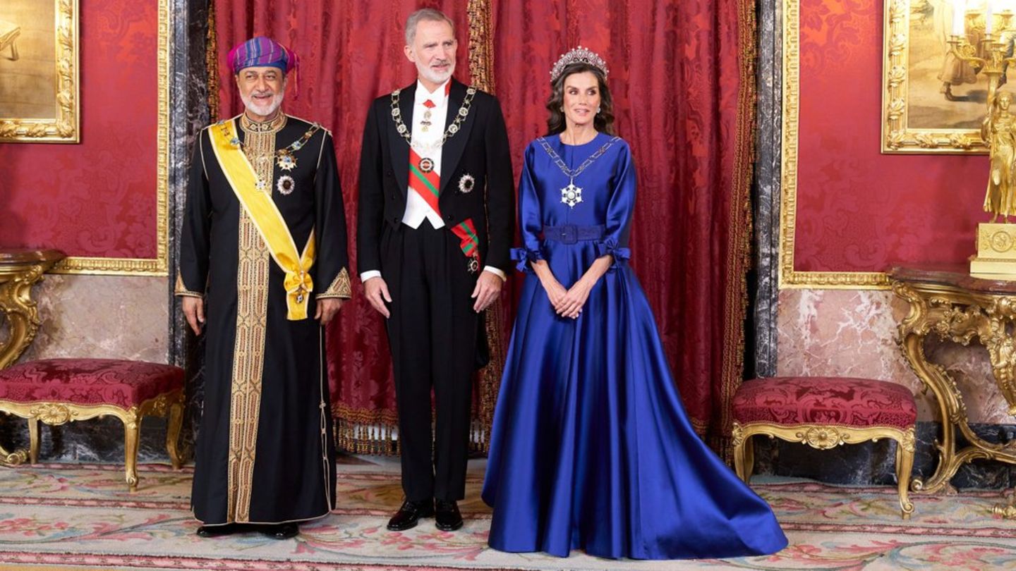 Felipe und Letizia: Nobles Galadinner mit dem Sultan von Oman