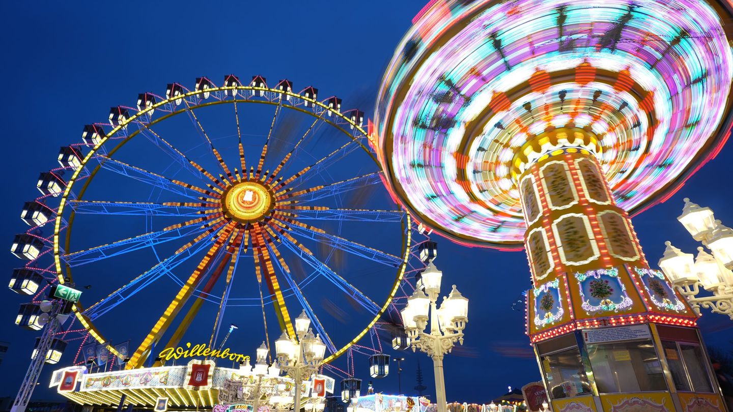 Vom 7. November bis zum 7. Dezember wird der Winterdom in Hamburg laufen. (Archivbild) Foto: Marcus Brandt/dpa