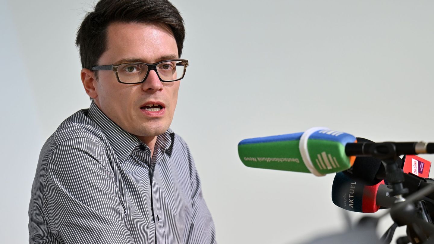 Linke geht mit Paket an Forderungen in weitere Haushaltsverhandlungen (Archivbild) Foto: Martin Schutt/dpa