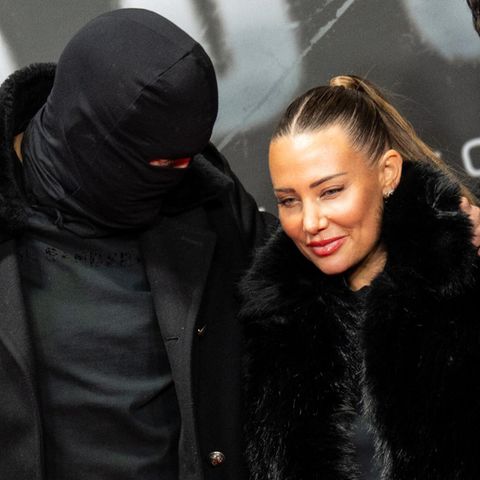 Haftbefehl, bürgerlich Aykut Anhan, und seine Frau Nina Anhan