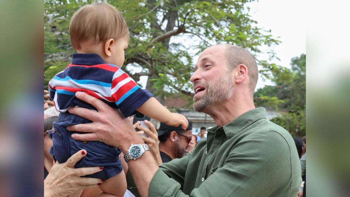 Prinz William erobert die Herzen: Liebevoller Baby-Moment in Brasilien