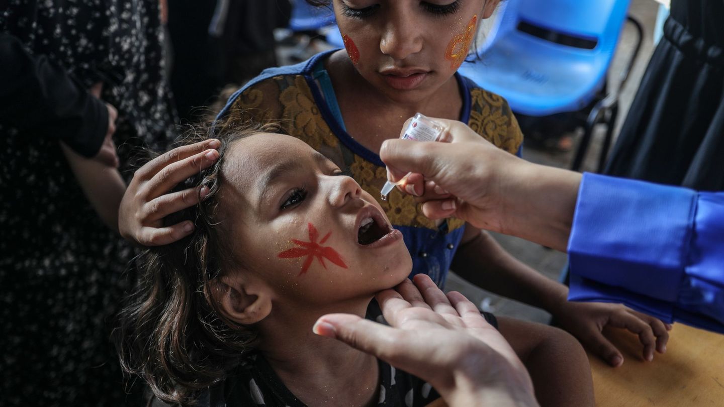 Gesundheit: WHO startet Impfaktion für 44.000 Kinder im Gazastreifen