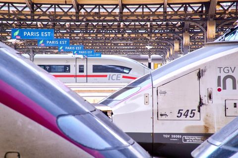 ICE TGV Zug Bahn Paris