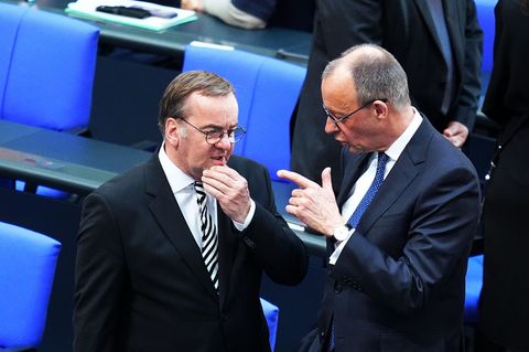 Merz und Pistorius: Zwei der wichtigsten Mitglieder des neuen Gremiums. (Archivbild) Foto: Michael Kappeler/dpa