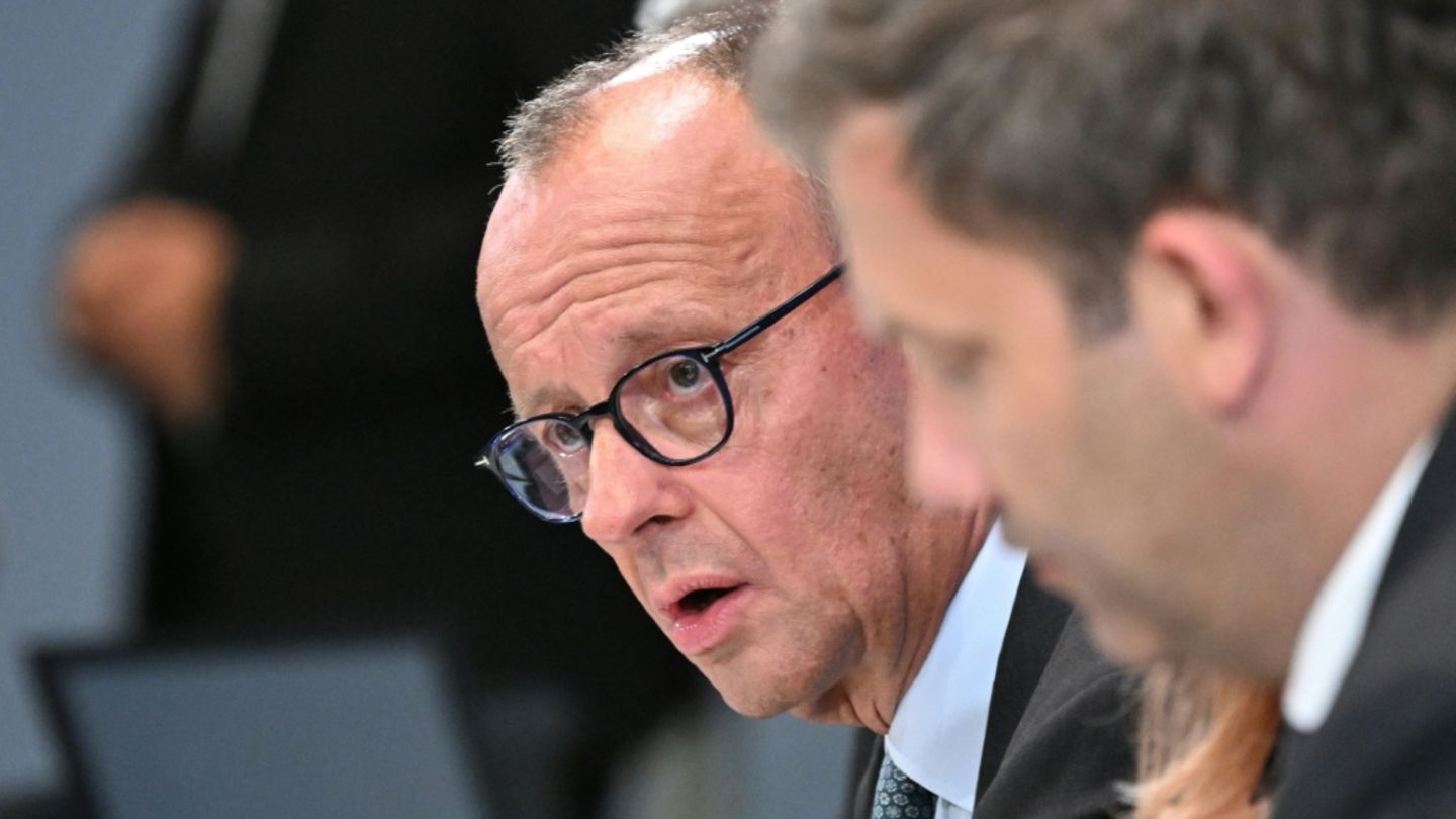 Merz (l.) und Vizekanzler Klingbeil