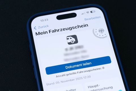 Das ist die neue App, in einer Testversion. Foto: Jens Dudziak/dpa