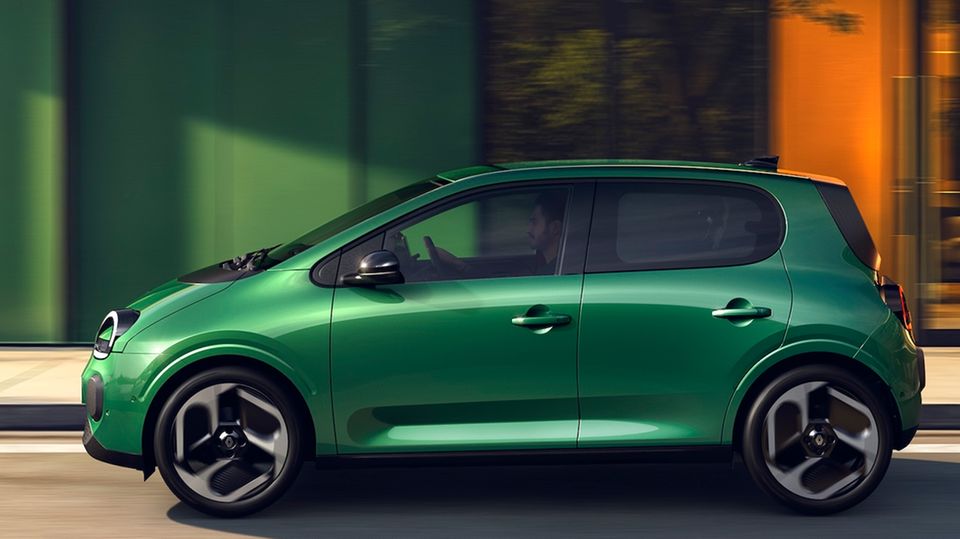 Renault Twingo Modell in grün