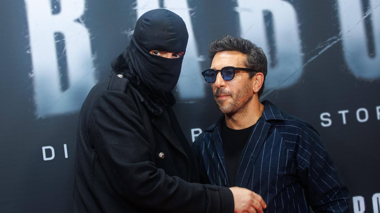 Haftbefehl (bürgerlich Aykut Anhan) und Elyas M'Barek bei der Premiere der Netflix-Doku "Babo"