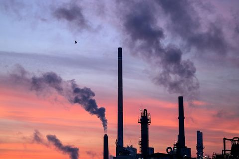 Industriegebiet in Frankfurt