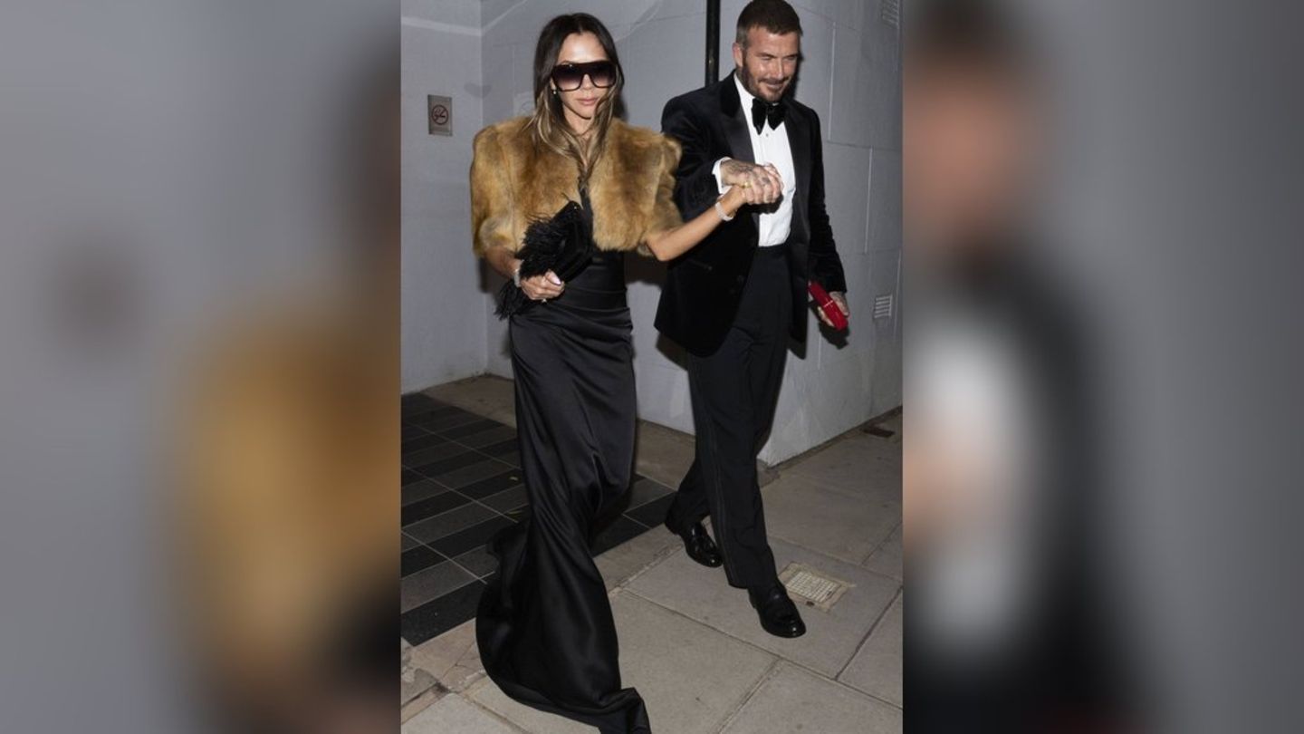 Victoria und David Beckham in Chelsea.