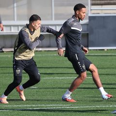 Abschlusstraining des VfB Stuttgart vor Europa League Spiel gegen Rotterdam
