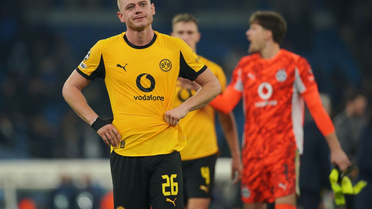 Die Dortmunder Spieler reagierten ernüchtert und enttäuscht. Foto: Ian Hodgson/AP/dpa