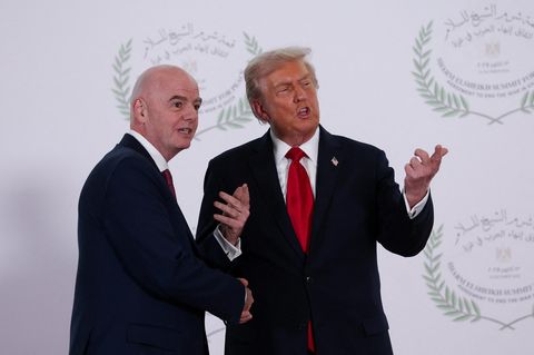 Fifa-Chef Gianni Infantino und US-Präsident Donald Trump