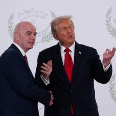 Fifa-Chef Gianni Infantino und US-Präsident Donald Trump