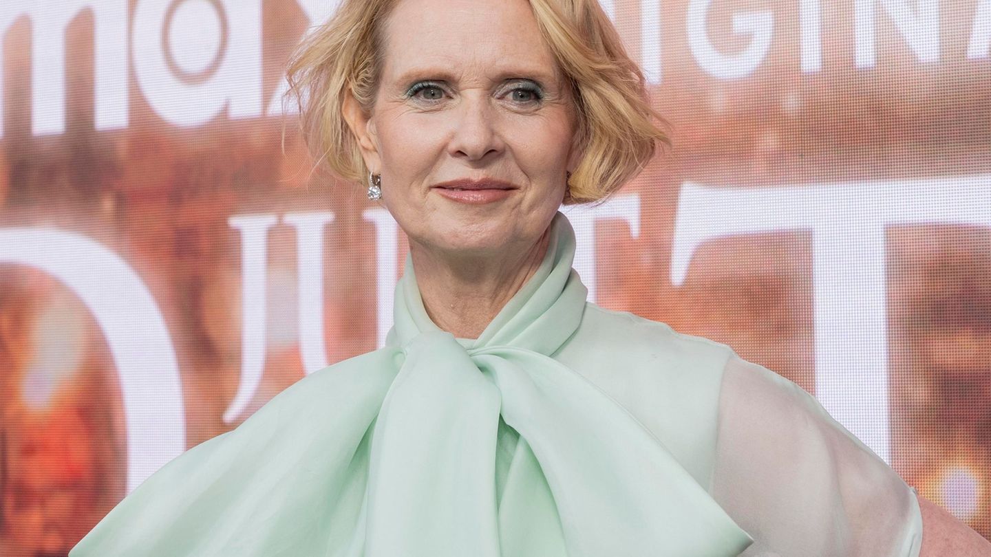 Cynthia Nixon: "Ich liebe diesen jungen Mann so so sehr." Foto: Lev Radin/ZUMA Press Wire/dpa