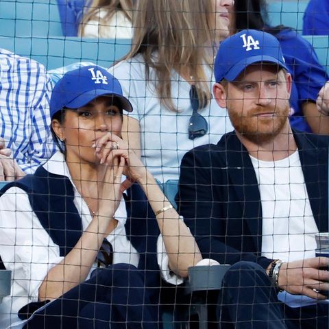 Meghan und Harry in der ersten Reihe bei den Los Angeles Dodgers