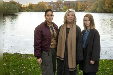 Almila Bagriacik, Jutta Speidel und Karoline Schuch (v.l.n.r.) drehen neue Kieler "Tatort"-Krimis.