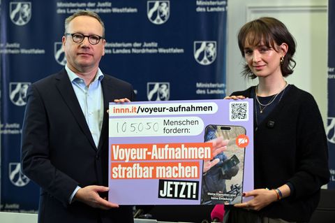 Benjamin Limbach und Yanni Gentsch. Nordrhein-Westfalen will sich in der anstehenden Justizministerkonferenz der Länder nachdrüc