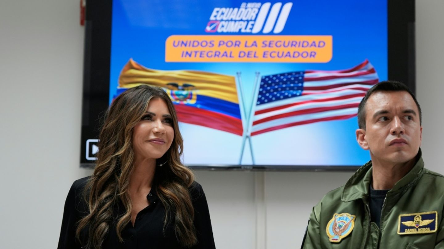 US-Heimatschutzministerin und Ecuadors Präsident