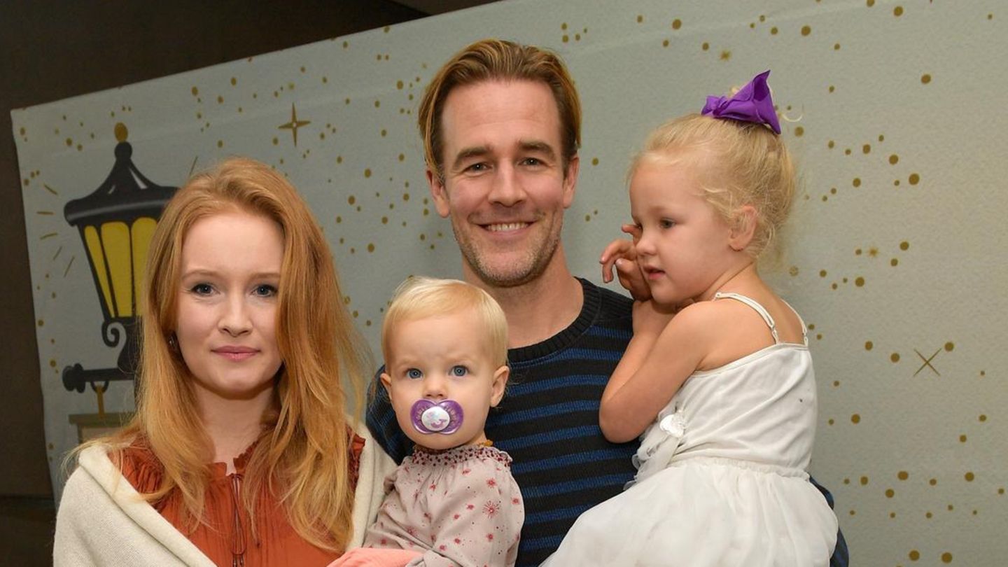 James Van Der Beek mit Familie