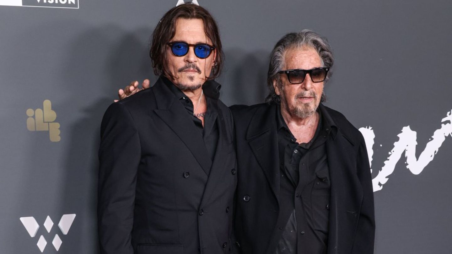 Johnny Depp und Al Pacino in Los Angeles.