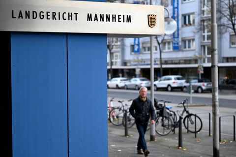 Außenansicht des Landgerichts Mannheim