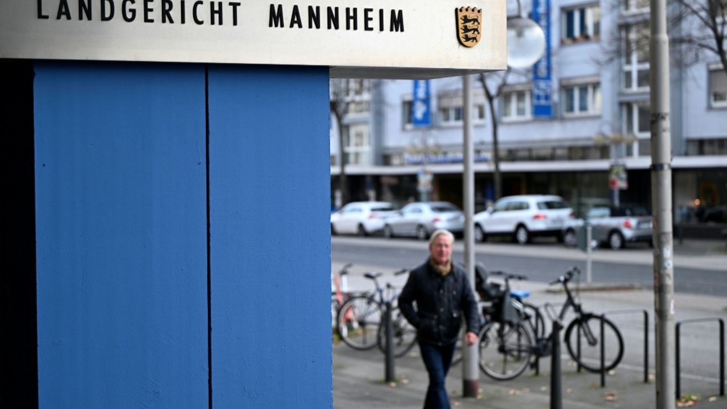 Außenansicht des Landgerichts Mannheim