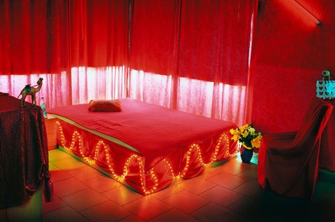 Prostitution: Schlafzimmer in einem Bordell