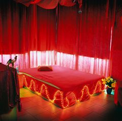Prostitution: Schlafzimmer in einem Bordell