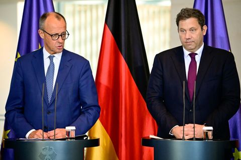 Friedrich Merz (l.) und Lars Klingbeil