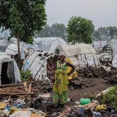 Im Osten des Landes sind vor allem Vertriebene von lebensgefährlichen Hungerkrisen betroffen. (Archivbild) Foto: Moses Sawasawa/