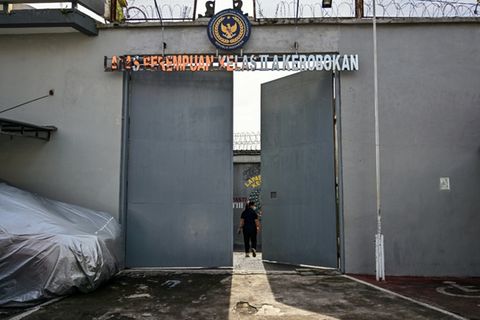 Sandiford saß im Kerborokan-Gefängnis auf Bali in Haft