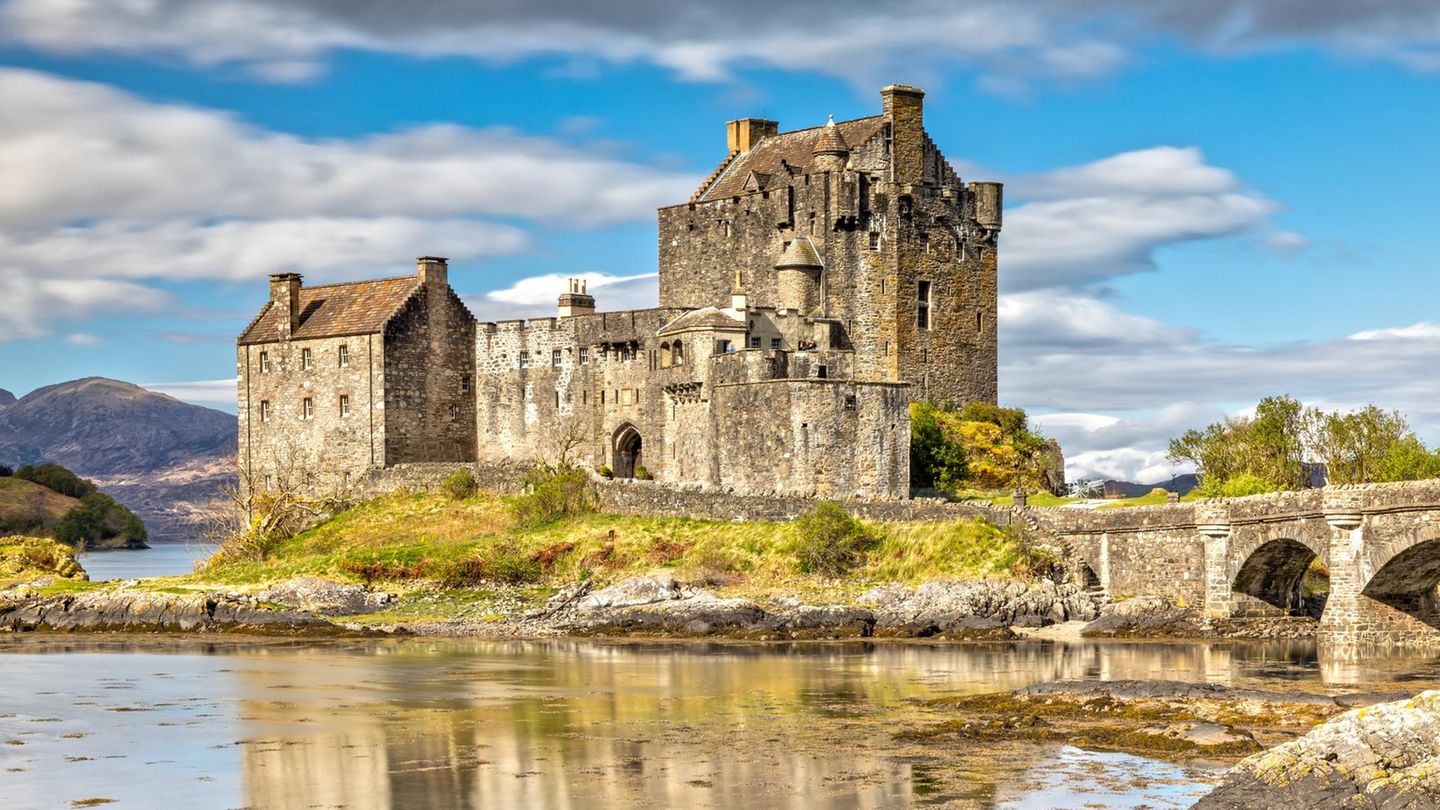 Eilean Donan Castle in Dornie, Schottland