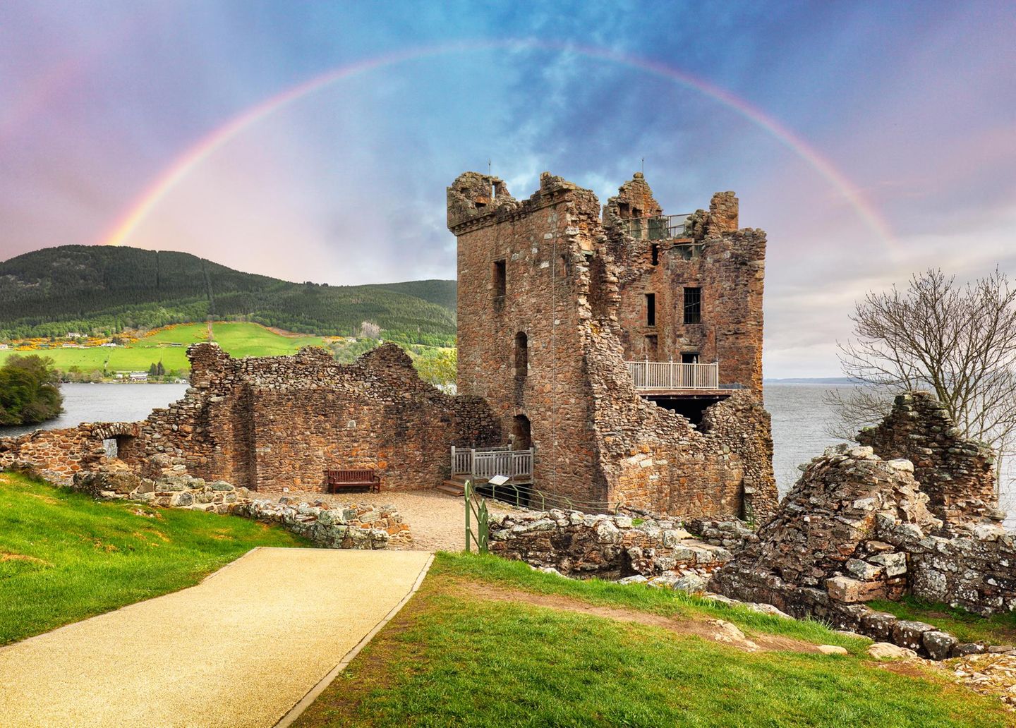 Urquhart Castle am Loch Ness