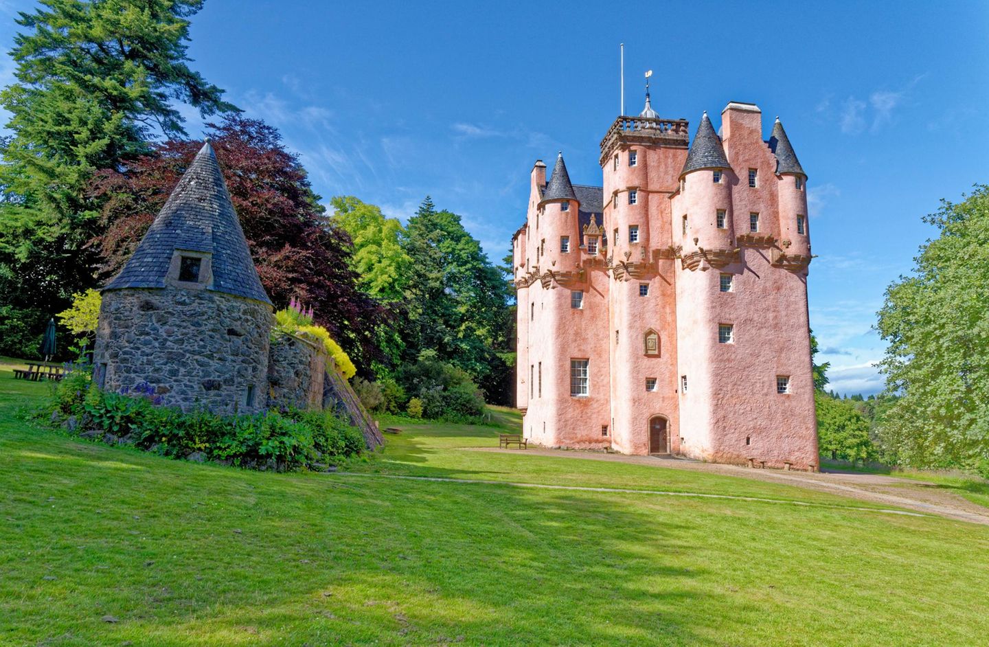 Craigievar Castle in Aberdeenshire, Schottland