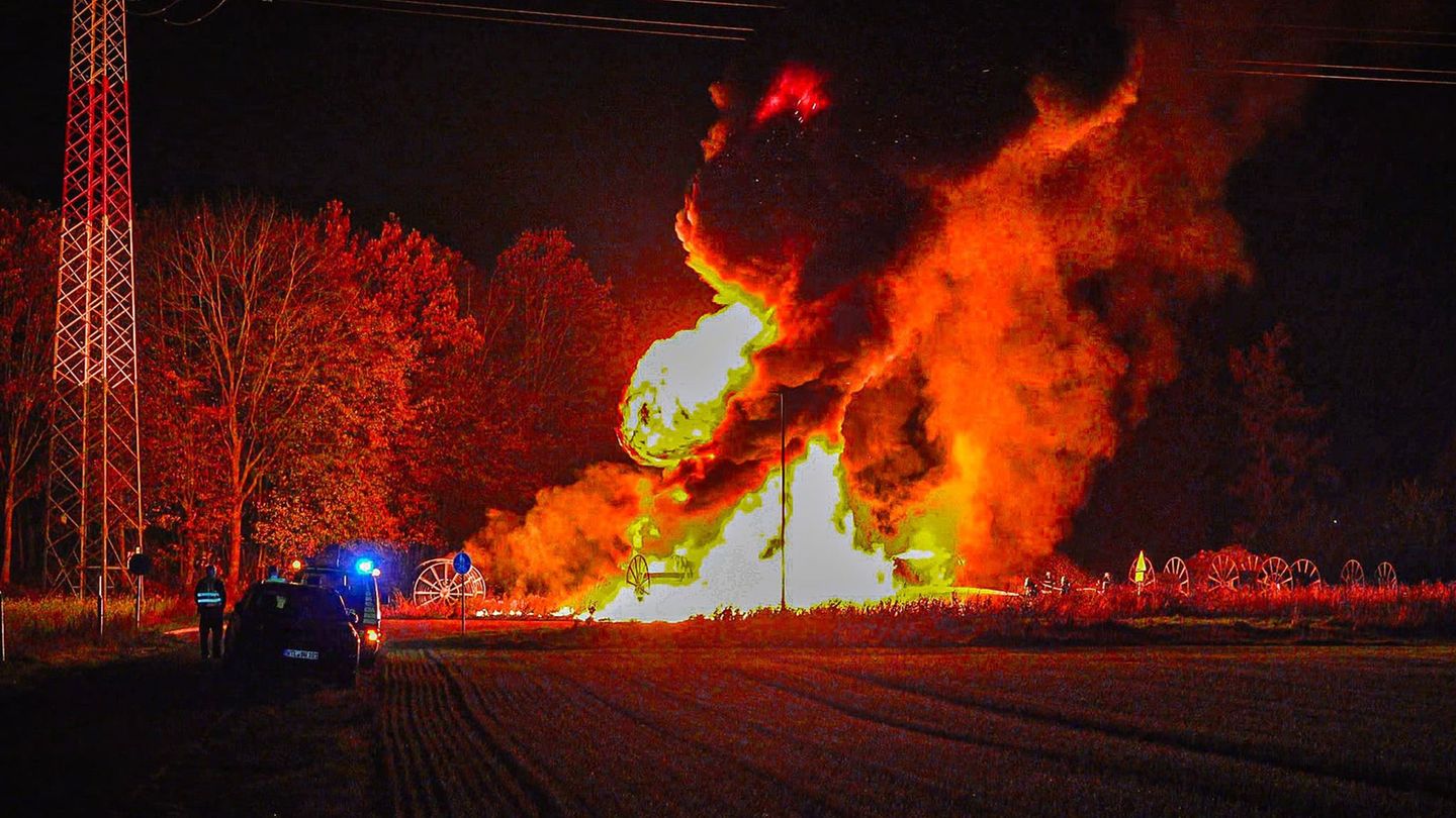 Die Polizei ermittelt nun zur Brandursache. Foto: Die Blaulichtreporterin/dpa