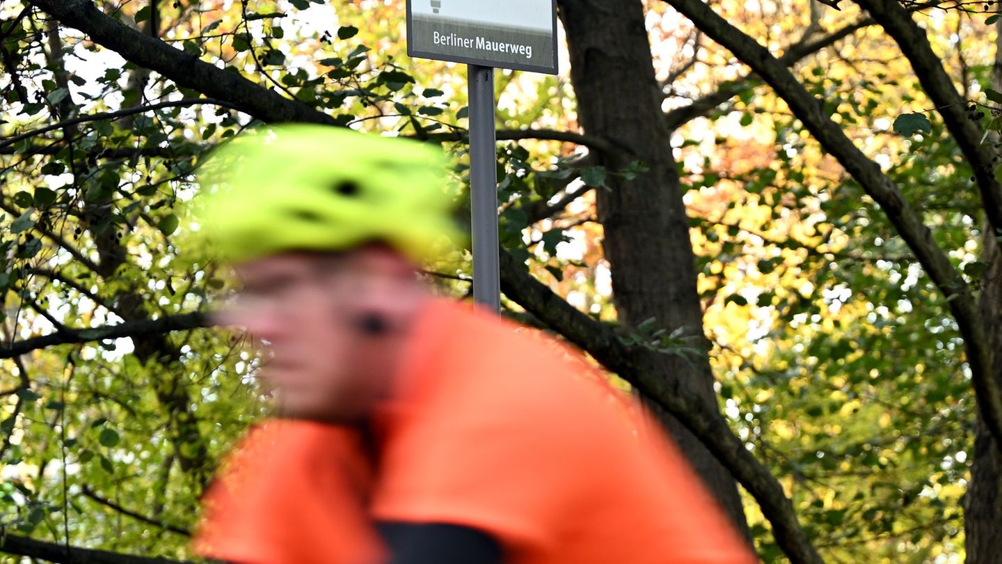 Der Mauerweg ist nicht zuletzt bei Radfahrern beliebt. Foto: Lilli Förter/dpa