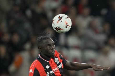 Nizzas Spieler Antoine Mendy beim Europa-League-Spiel gegen Freiburg