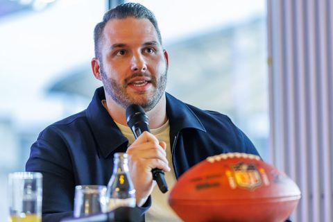 Ex-NFL-Profi kritisiert die schlechte Förderung für Football-Talente in Deutschland. Foto: Andreas Gora/dpa