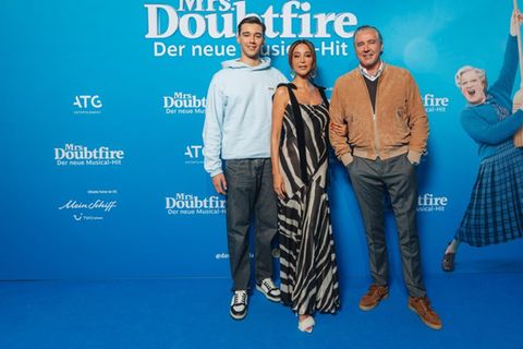 Verona Pooth mit Ehemann Franjo Pooth (re.) und Sohn Diego Pooth.