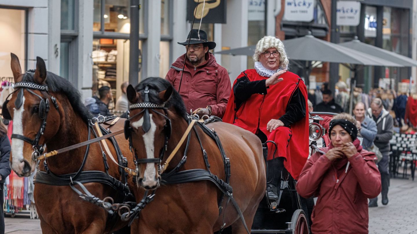Der Lübecker Martensmann geht auf Tour. Foto: Markus Scholz/dpa
